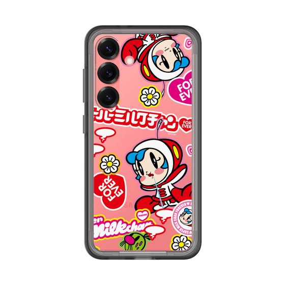 スリムプロテクションプレミアムケース［ スーパーミルクチャンFOREVER♥ - ロゴ＆キャラ ］