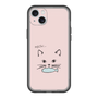 スリムプロテクションプレミアムケース［ 食いしん坊なねこ - Pink ］