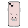 スリムプロテクションプレミアムケース［ 食いしん坊なねこ - Pink ］