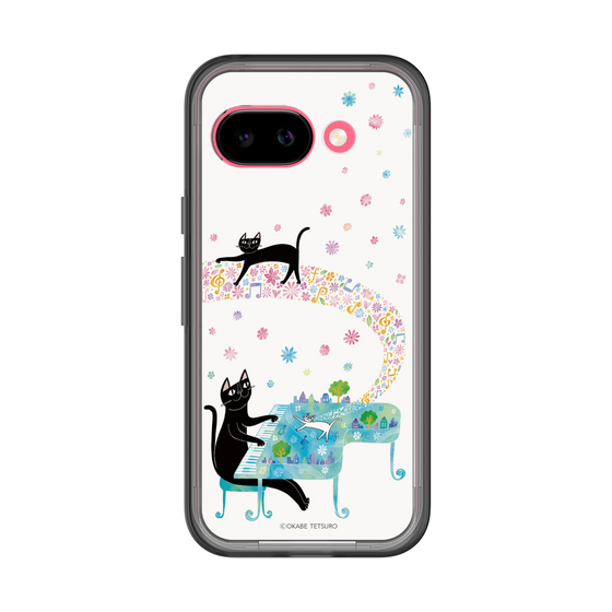 スリムプロテクションプレミアムケース［ おかべてつろう - 黒猫クロのとおりみち ］