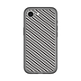 スリムプロテクションプレミアムケース［ Small Stripe - Gray × Black ］