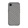 スリムプロテクションプレミアムケース［ Small Stripe - Gray × Black ］