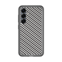 スリムプロテクションプレミアムケース［ Small Stripe - Gray × Black ］