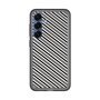 スリムプロテクションプレミアムケース［ Small Stripe - Gray × Black ］