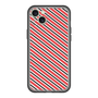 スリムプロテクションプレミアムケース［ Small Stripe - Red × Black ］