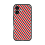 分離ケース［ Small Stripe - Red × Black ］