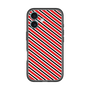 分離ケース［ Small Stripe - Red × Black ］