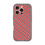 分離ケース［ Small Stripe - Red × Black ］