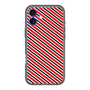 分離ケース［ Small Stripe - Red × Black ］