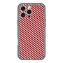 分離ケース［ Small Stripe - Red × Black ］