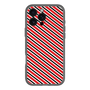 分離ケース［ Small Stripe - Red × Black ］