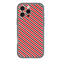 分離ケース［ Small Stripe - Red × Black ］