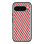 スリムプロテクションプレミアムケース［ Small Stripe - Red × Black ］