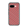 スリムプロテクションプレミアムケース［ Small Stripe - Red × Black ］