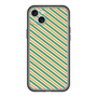 スリムプロテクションプレミアムケース［ Small Stripe - Green × Orange ］