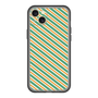 スリムプロテクションプレミアムケース［ Small Stripe - Green × Orange ］