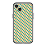 スリムプロテクションプレミアムケース［ Small Stripe - Green × Orange ］