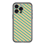 スリムプロテクションプレミアムケース［ Small Stripe - Green × Orange ］