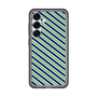 スリムプロテクションプレミアムケース［ Small Stripe - Navy × Green ］
