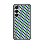 スリムプロテクションプレミアムケース［ Small Stripe - Navy × Green ］