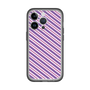 スリムプロテクションプレミアムケース［ Small Stripe - Purple × Pink ］