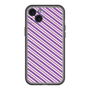 スリムプロテクションプレミアムケース［ Small Stripe - Purple × Pink ］