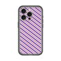 スリムプロテクションプレミアムケース［ Small Stripe - Purple × Pink ］