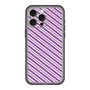 スリムプロテクションプレミアムケース［ Small Stripe - Purple × Pink ］