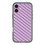 スリムプロテクションプレミアムケース［ Small Stripe - Purple × Pink ］