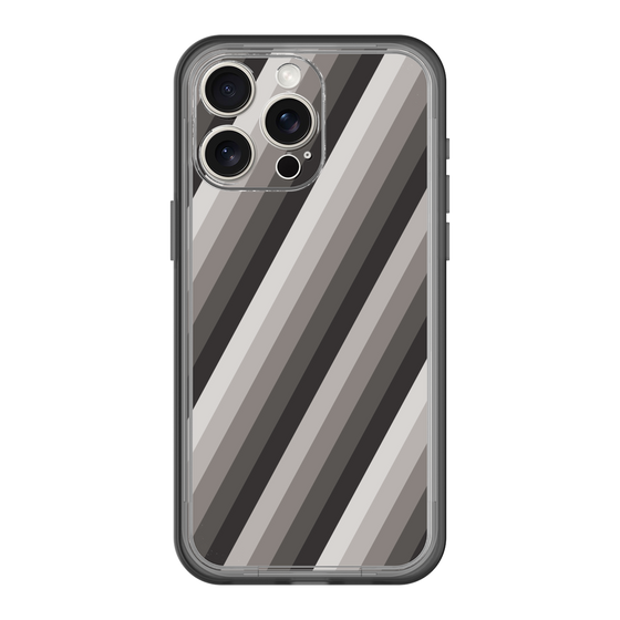 スリムプロテクションプレミアムケース［ Middle Stripe - Black ］
