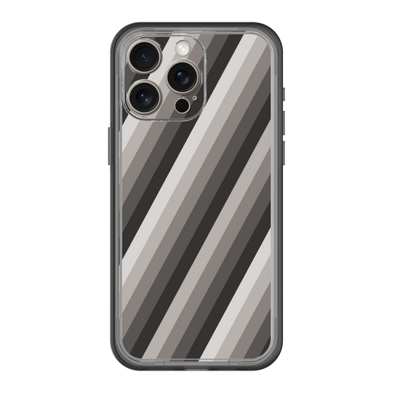 スリムプロテクションプレミアムケース［ Middle Stripe - Black ］