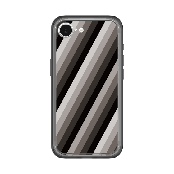 スリムプロテクションプレミアムケース［ Middle Stripe - Black ］