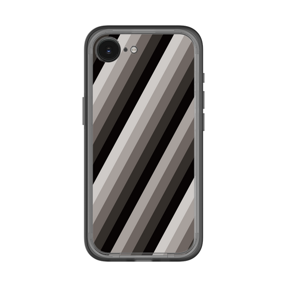 スリムプロテクションプレミアムケース［ Middle Stripe - Black ］