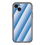 スリムプロテクションプレミアムケース［ Middle Stripe - Blue ］