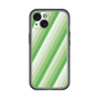 スリムプロテクションプレミアムケース［ Middle Stripe - Green ］