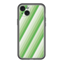 スリムプロテクションプレミアムケース［ Middle Stripe - Green ］