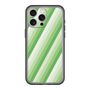 スリムプロテクションプレミアムケース［ Middle Stripe - Green ］