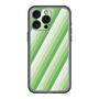 スリムプロテクションプレミアムケース［ Middle Stripe - Green ］