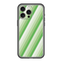 スリムプロテクションプレミアムケース［ Middle Stripe - Green ］