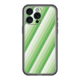 スリムプロテクションプレミアムケース［ Middle Stripe - Green ］