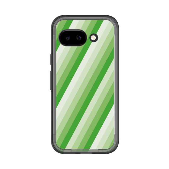 スリムプロテクションプレミアムケース［ Middle Stripe - Green ］