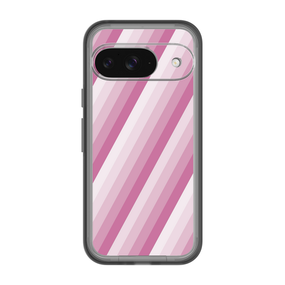 スリムプロテクションプレミアムケース［ Middle Stripe - Pink ］