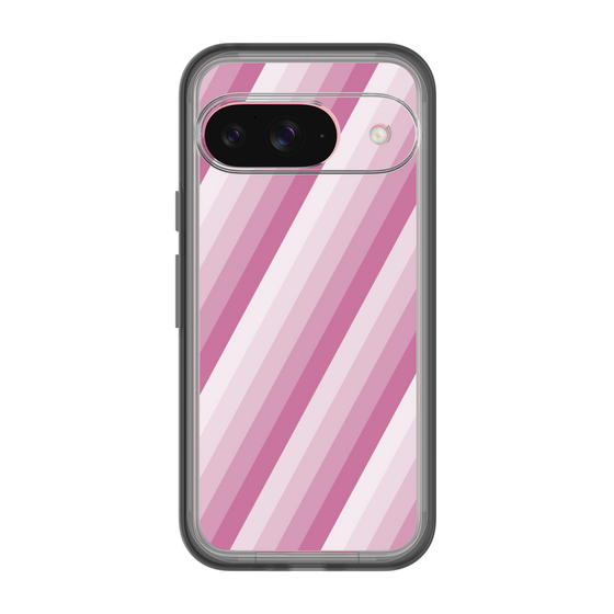 スリムプロテクションプレミアムケース［ Middle Stripe - Pink ］