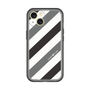 スリムプロテクションプレミアムケース［ Big Stripe - Black × Gray ］