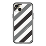 スリムプロテクションプレミアムケース［ Big Stripe - Black × Gray ］
