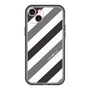 スリムプロテクションプレミアムケース［ Big Stripe - Black × Gray ］