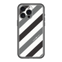 スリムプロテクションプレミアムケース［ Big Stripe - Black × Gray ］