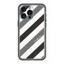 スリムプロテクションプレミアムケース［ Big Stripe - Black × Gray ］
