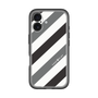 スリムプロテクションプレミアムケース［ Big Stripe - Black × Gray ］