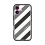 スリムプロテクションプレミアムケース［ Big Stripe - Black × Gray ］